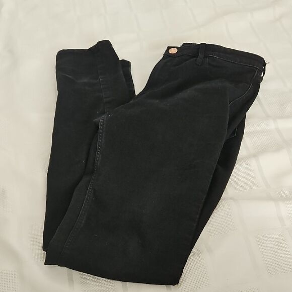 Black Skinny Fit Coupe Moulante & Denim - Picture 14 of 16